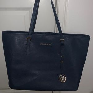Michael Kors Navy Tote Bag